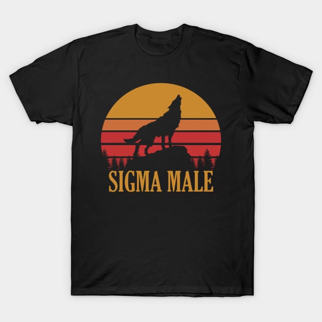 Sigma Male Vintage T-Shirt by giovanniiiii